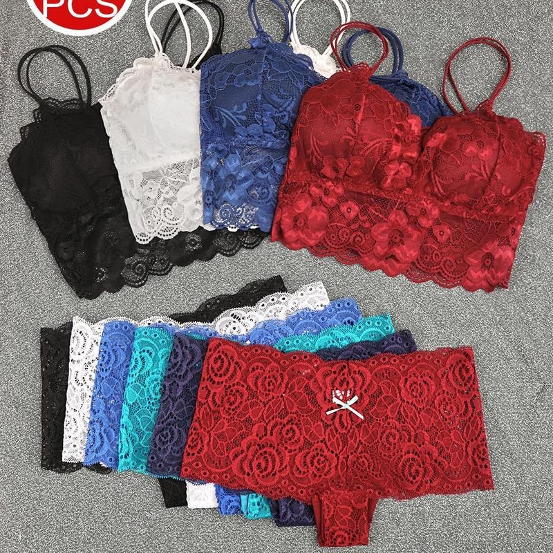 Čipkasti bralet, glavni materijal najlon, podstava pamuk, košarice s ušima zeca, tradicionalni oblik