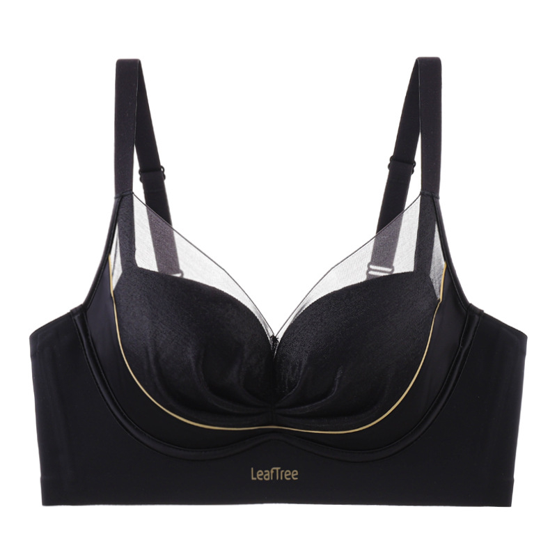 Latex ženski donji rublji, push-up grudnjak za male grudi, protiv opuštanja, bočna potpora dojki, bezšivne, bežični, ultra-tanki oblik košarica, za jesen i zimu