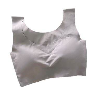 Bešavni bežični grudnjak, vest-stil, 3/4 košarica, tanke oblikovane čašice, prozračni materijal