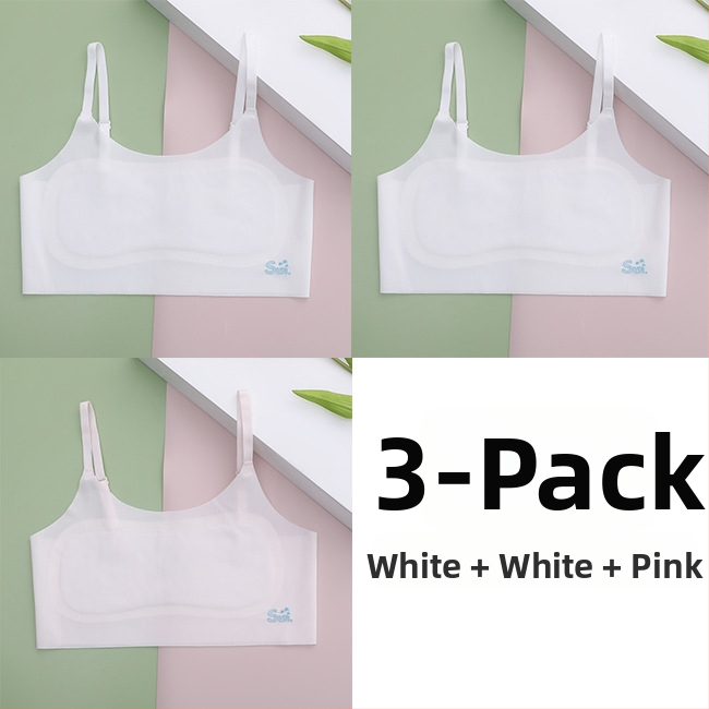 Tütarlaste camisol-bra arengu jaoks, 8–14a, nailon/elastaan segu, U-kujuline kaelus, vooder viskoos/mulberry siid/elastaan