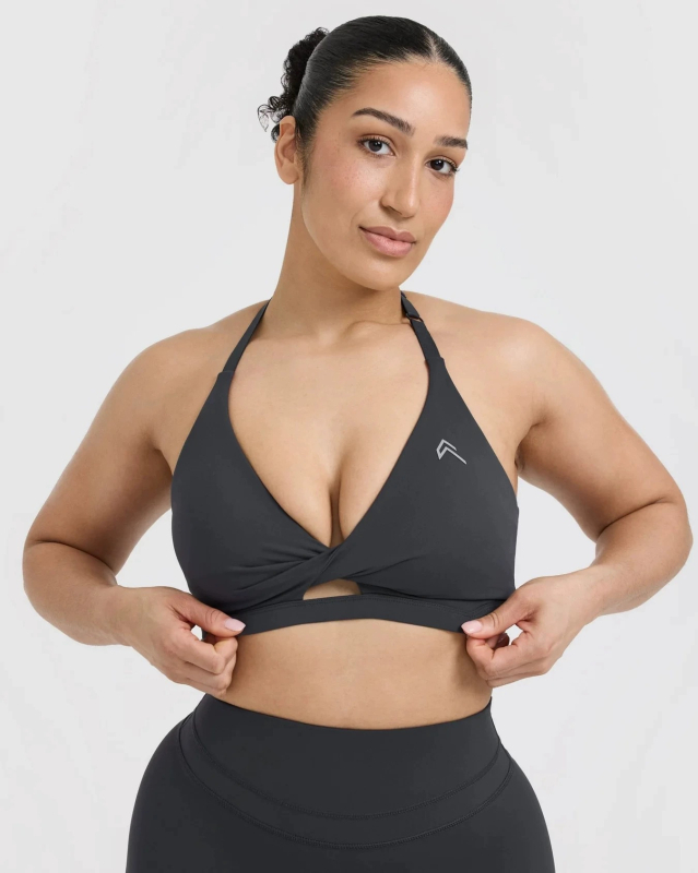Ženski joga top – vrlo elastičan, brzo se suši, zaštita leđa, duljina do prsa, uski kroj, 75% nylon + 25% spandex, s umetcima za grudi