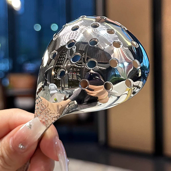 Kahe osaline roostevabast terasest supilusikas ja kurnamis lusikas komplekt, tekstuurne pind, 410 roostevaba teras, Ma Lun Guang poleerimine, kerge luksus retro stiil