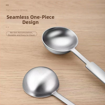 Yutian pikkade kätega mõõtelusikas grammskaalaga, märgised 5/10 g ja 15 ml, küpsetamiseks, kaasaegne minimalistlik disain