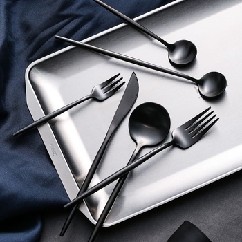 Σετ μαχαιροπίρουνων – μαχαίρια, πιρούνια και κουτάλια – 304 ανοξείδωτο ατσάλι – μποέμ στυλ – φινίρισμα hemp wheel