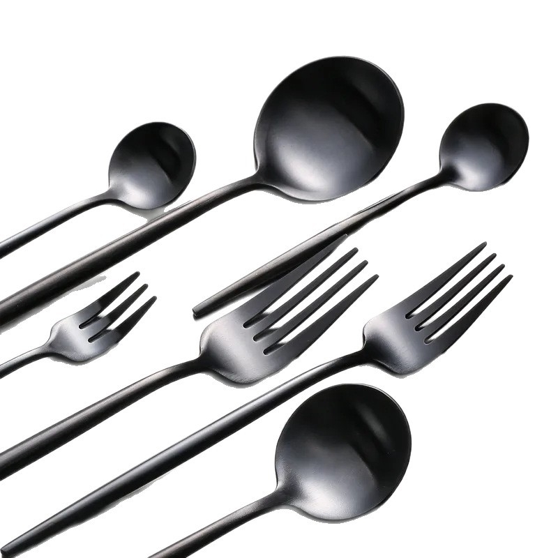 Комплект нож, вилица и лъжица – 304 неръждаема стомана – бохемски стил – hemp wheel обработка