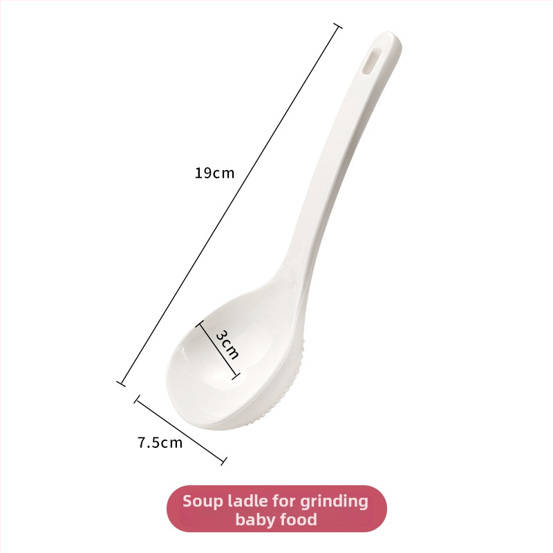 Jaapani stiilis suur plastmassist supp lusikas köögis, PP materjal, toidukvaliteet, kõrge temperatuuritaluvus, 2-ühes sõel lusikas