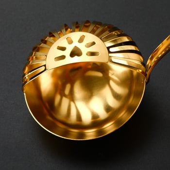 Rostevabast terasest kahekordse kasutusega keedukann lusikas sisseehitatud sõelaga, libisemiskindel, kuumuskindel