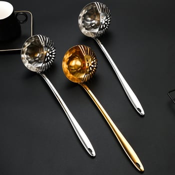 Rostevabast terasest kahekordse kasutusega keedukann lusikas sisseehitatud sõelaga, libisemiskindel, kuumuskindel