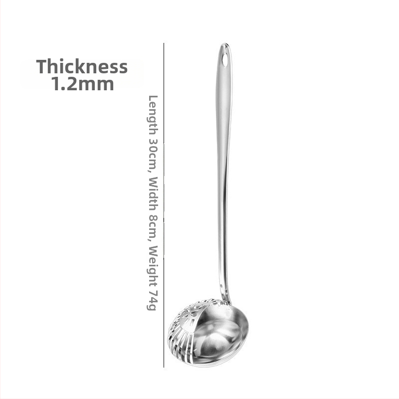 Rostevabast terasest kahekordse kasutusega keedukann lusikas sisseehitatud sõelaga, libisemiskindel, kuumuskindel