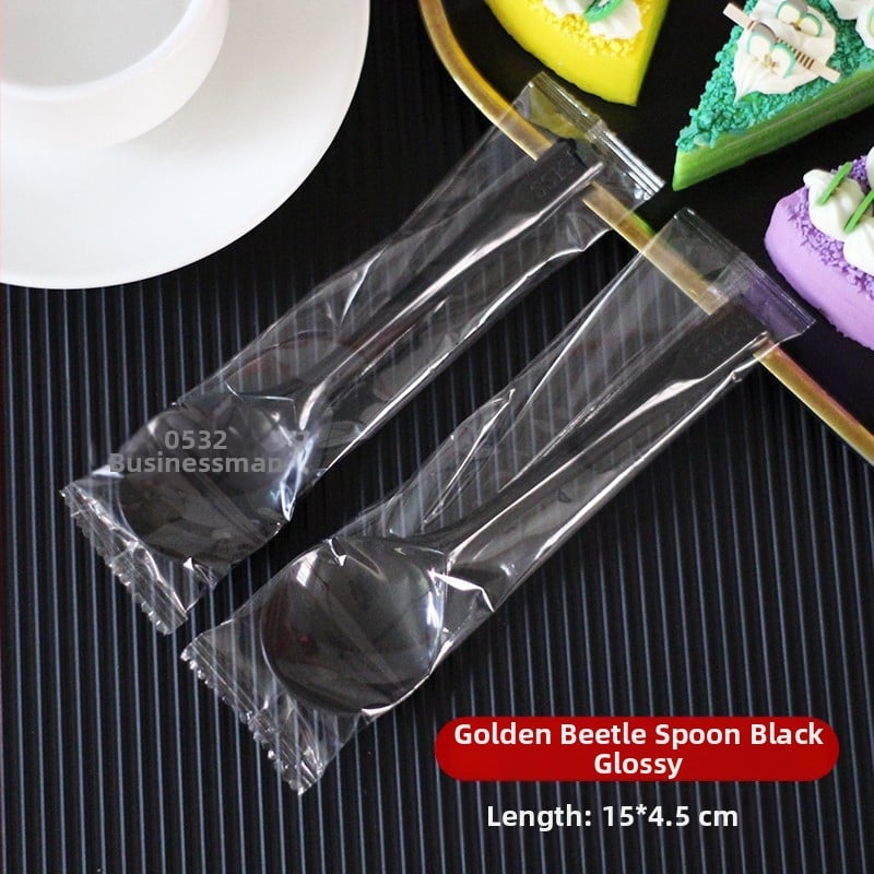 Μίας χρήσης πιρούνι για ψήμένες γλυκοπατάτες, παχύ και ανθεκτικό από PP, ατομικά συσκευασμένο.