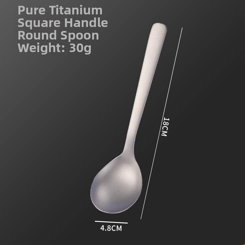 Τριμελές σετ από τιτάνιο για τραπέζι: πιρούνι, κουτάλι και ξυλάκια, Ma Lun Guang γυαλισμένο, παιδικό, μοντέρνο μινιμαλιστικό στυλ