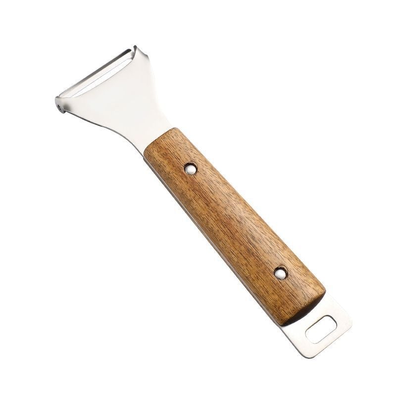 Hua Ying roostevabast terasest köögiriistade komplekt – koorija, juustulapala, konservi avaja, meloni ja puuviljade lõikur, munavahustaja (käsi, ilma elektrita)