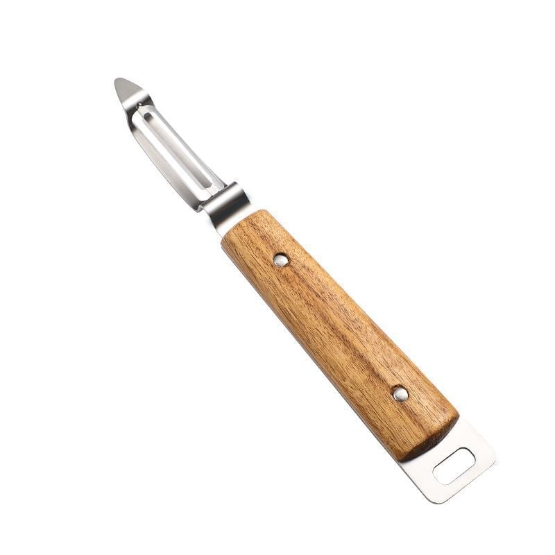 Hua Ying roostevabast terasest köögiriistade komplekt – koorija, juustulapala, konservi avaja, meloni ja puuviljade lõikur, munavahustaja (käsi, ilma elektrita)