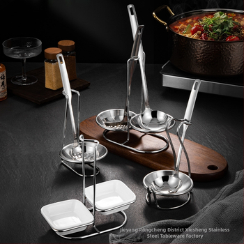 Rozsdamentes acél kanállállvány kereskedelmi konyhákhoz – tartó kanálakhoz és szűrő rács