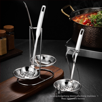 Rozsdamentes acél kanállállvány kereskedelmi konyhákhoz – tartó kanálakhoz és szűrő rács