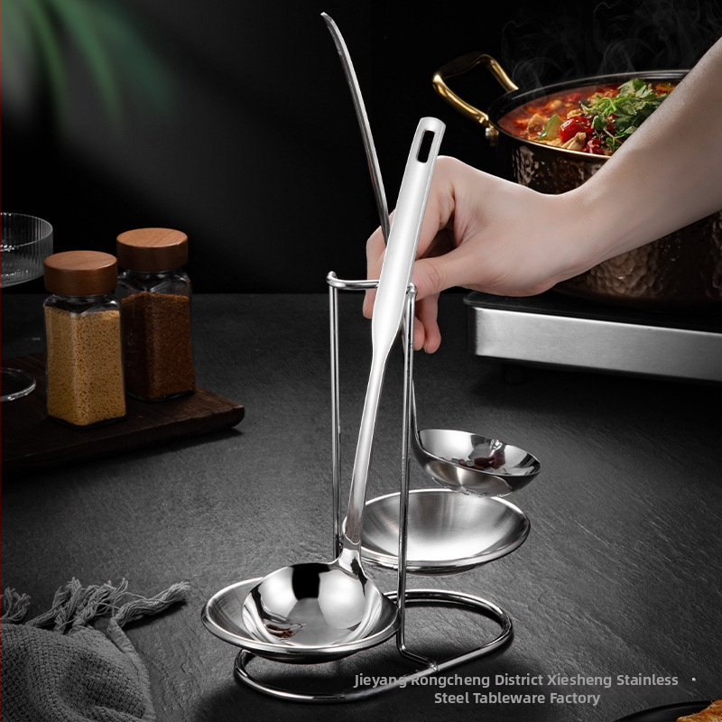 Rozsdamentes acél kanállállvány kereskedelmi konyhákhoz – tartó kanálakhoz és szűrő rács