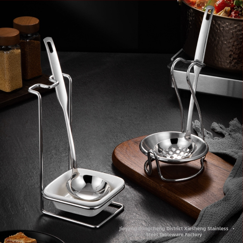 Rozsdamentes acél kanállállvány kereskedelmi konyhákhoz – tartó kanálakhoz és szűrő rács