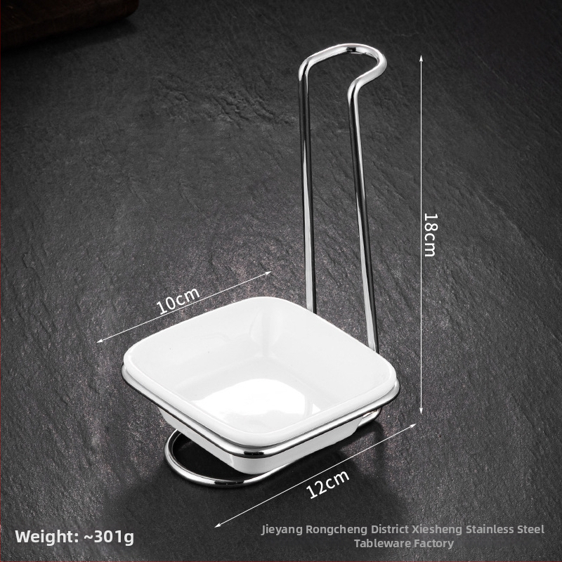 Rozsdamentes acél kanállállvány kereskedelmi konyhákhoz – tartó kanálakhoz és szűrő rács