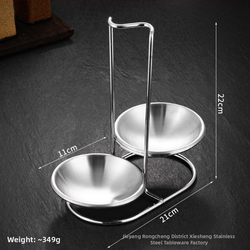 Rozsdamentes acél kanállállvány kereskedelmi konyhákhoz – tartó kanálakhoz és szűrő rács