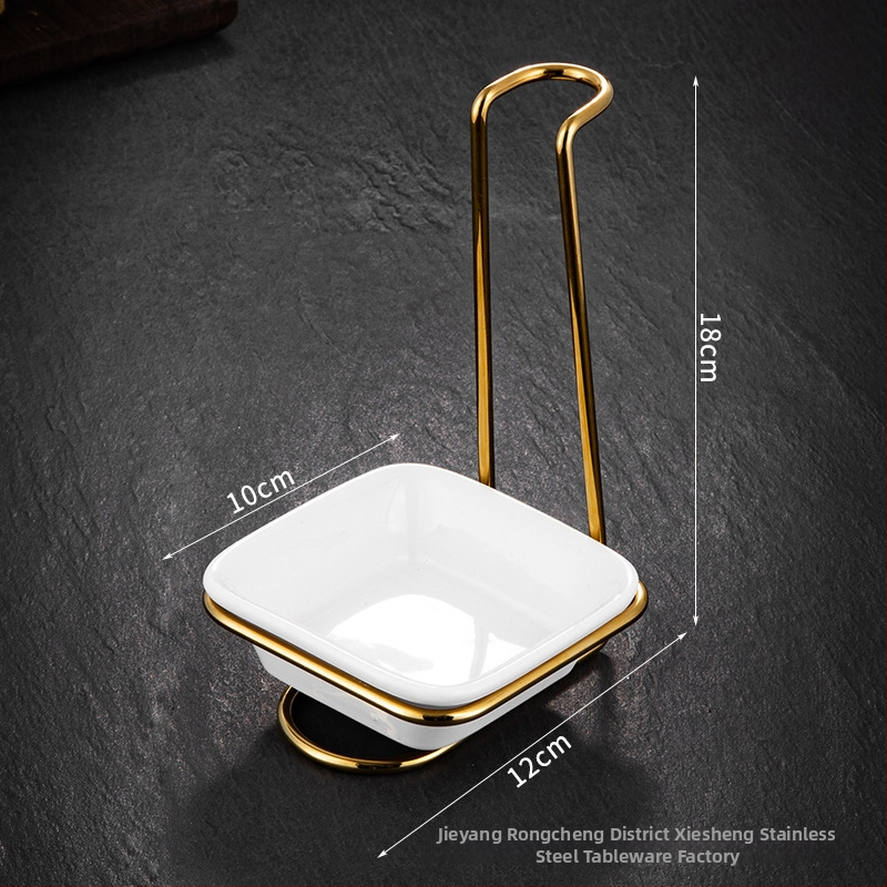 Rozsdamentes acél kanállállvány kereskedelmi konyhákhoz – tartó kanálakhoz és szűrő rács