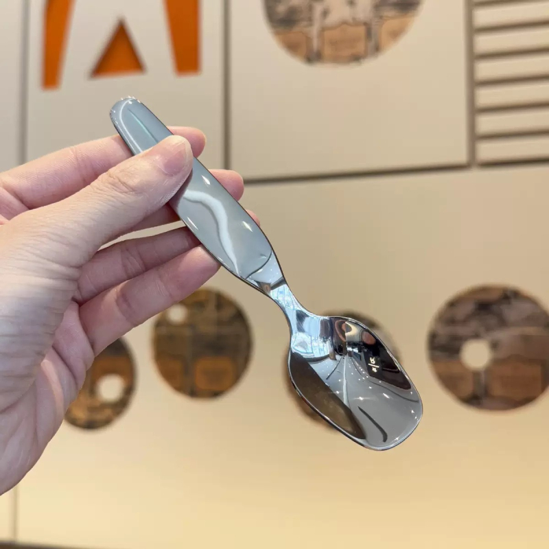 Laste lusikas roostevabast terasest, Korea stiilis, peegelviimistlus, Hongzheng bränd