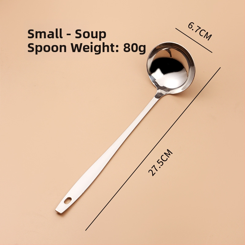 Köögilabidas drenaaživentidega, pikk käepide, roostevabast terasest, kuumuskindel, põletuste vältimine