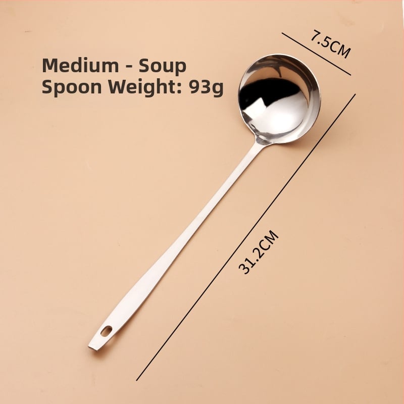 Köögilabidas drenaaživentidega, pikk käepide, roostevabast terasest, kuumuskindel, põletuste vältimine