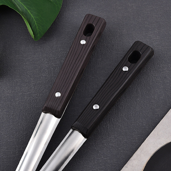 Supi lusikas ja spatula komplekt – roostevaba teras, PP käepide, kaasaegne minimalistlik stiil, libisemisvastane ja kuumuskindel