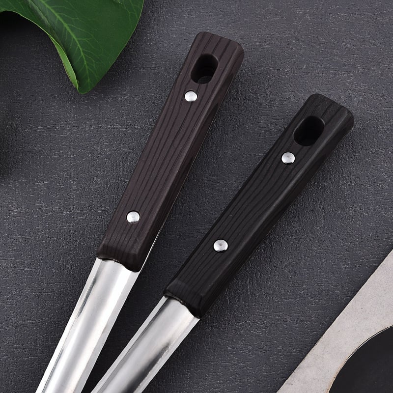 Supi lusikas ja spatula komplekt – roostevaba teras, PP käepide, kaasaegne minimalistlik stiil, libisemisvastane ja kuumuskindel