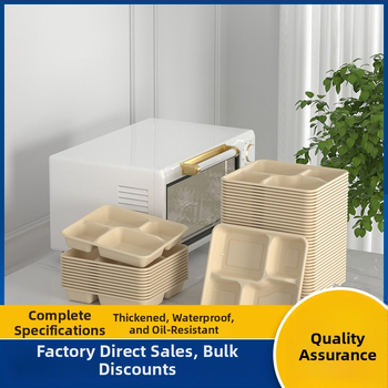 Yihexing vienkartinė popierinė pietų dėžutė, 1100 ml, biodegraduojanti, 2 mm storio, pakuotė 50 vnt.