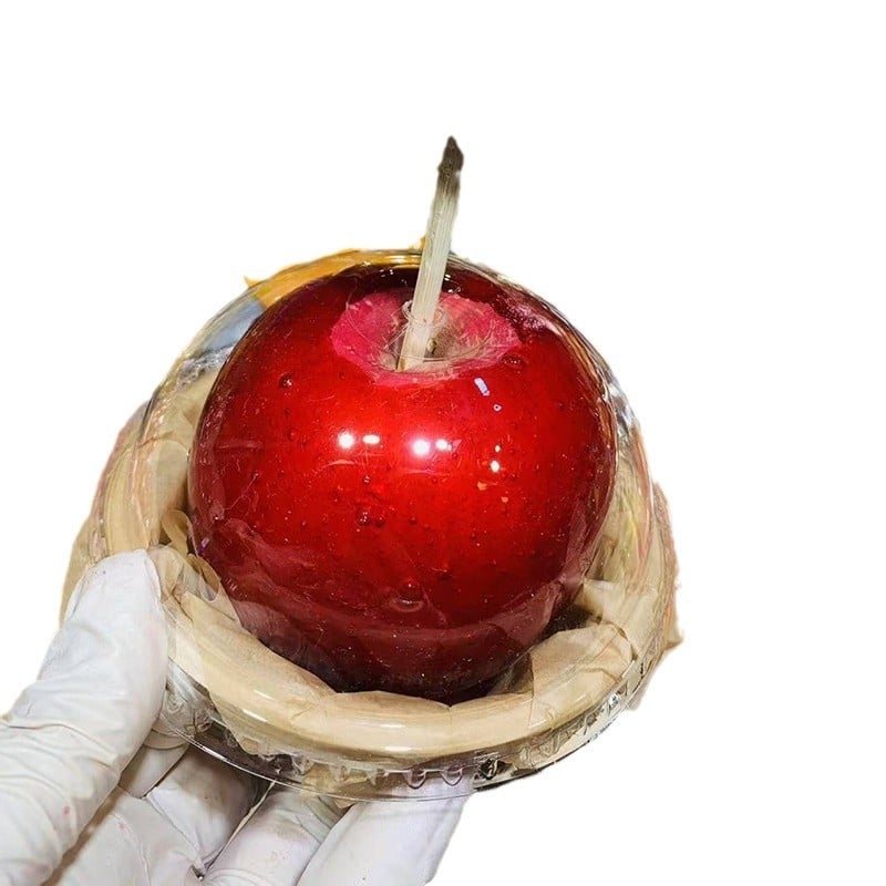 Apskrito popierinio desertinio dubenėlio su skylutėmis, talpa 220 ml, biologiškai skaidrus, lengvas prabangos stilius, pritaikomas