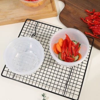 Еднократна кутия за обяд с капак – PP материал, микровълнова безопасна, пакет от 5/10, Clean Energy