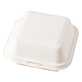 Cutie de tort de Crăciun, de unică folosință – material pulp, formă pătrată, stil degradabil, nu este potrivită pentru cuptor cu microunde, origine Zhejiang