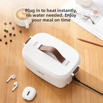JIEXG FH-A15 Cutie electrică pentru prânz, încălzire fără apă, capacitate 1.6–2.0 L, vas interior din oțel inoxidabil 304, carcasă din plastic PP, tensiune 12V/24V/220V, putere 40W