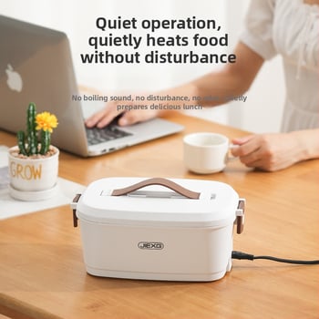 JIEXG FH-A15 Cutie electrică pentru prânz, încălzire fără apă, capacitate 1.6–2.0 L, vas interior din oțel inoxidabil 304, carcasă din plastic PP, tensiune 12V/24V/220V, putere 40W