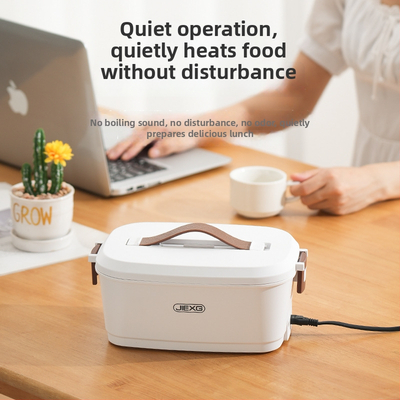 JIEXG FH-A15 Elektrická krabička na obed, ohrev bez vody, objem 1.6–2.0 L, vnútorný tank z 304 nerezovej ocele, telo z PP plastu, napätie 12V/24V/220V, výkon 40W