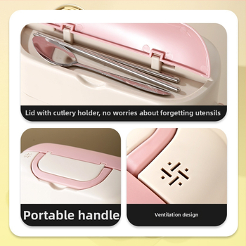 Cutie pentru prânz electrică – capacitate mare 2,0 L, vas interior detașabil din oțel inoxidabil 304, încălzire 250W, alimentare 220V, design izolat