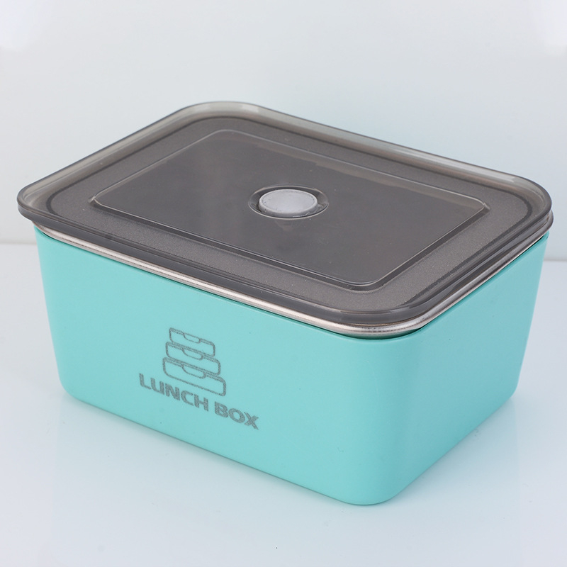 316 неръждаема стомана кутия за обяд с двойнослойна изолация, микровълнова безопасна с капак, за офис