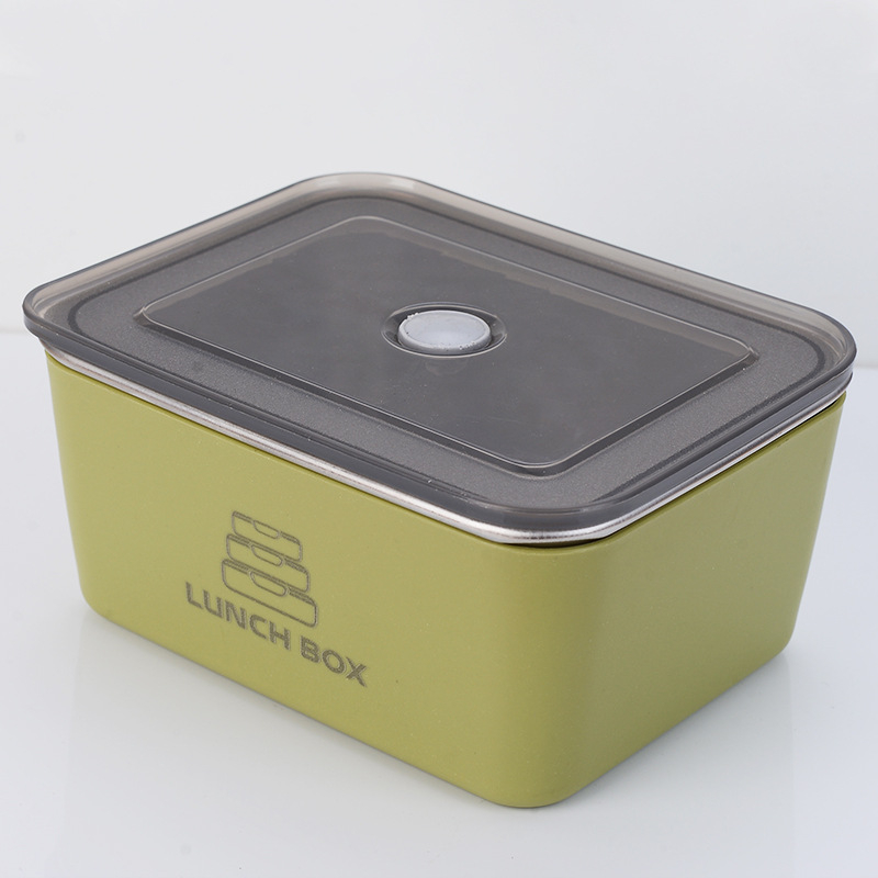 316 неръждаема стомана кутия за обяд с двойнослойна изолация, микровълнова безопасна с капак, за офис