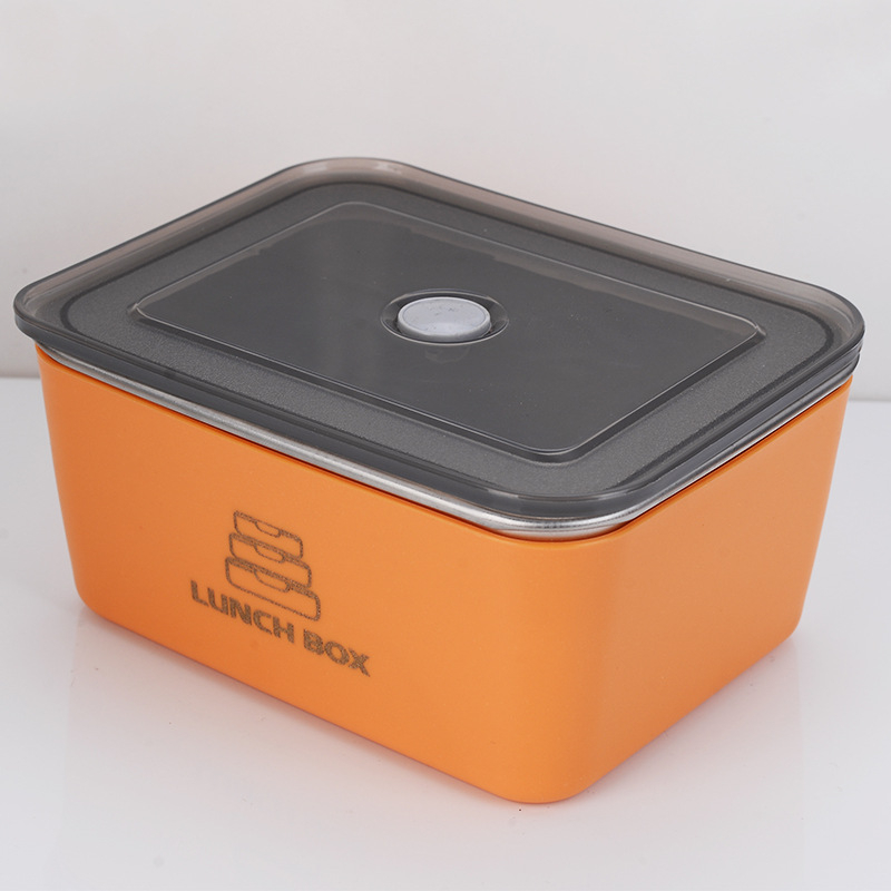 316 неръждаема стомана кутия за обяд с двойнослойна изолация, микровълнова безопасна с капак, за офис