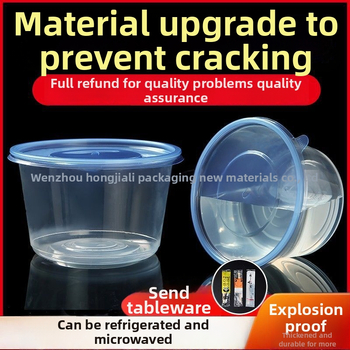 Jednorázová miska, spevnený PP5, vysokoteplotná odolnosť, mikrovlnná rúra, tlač loga