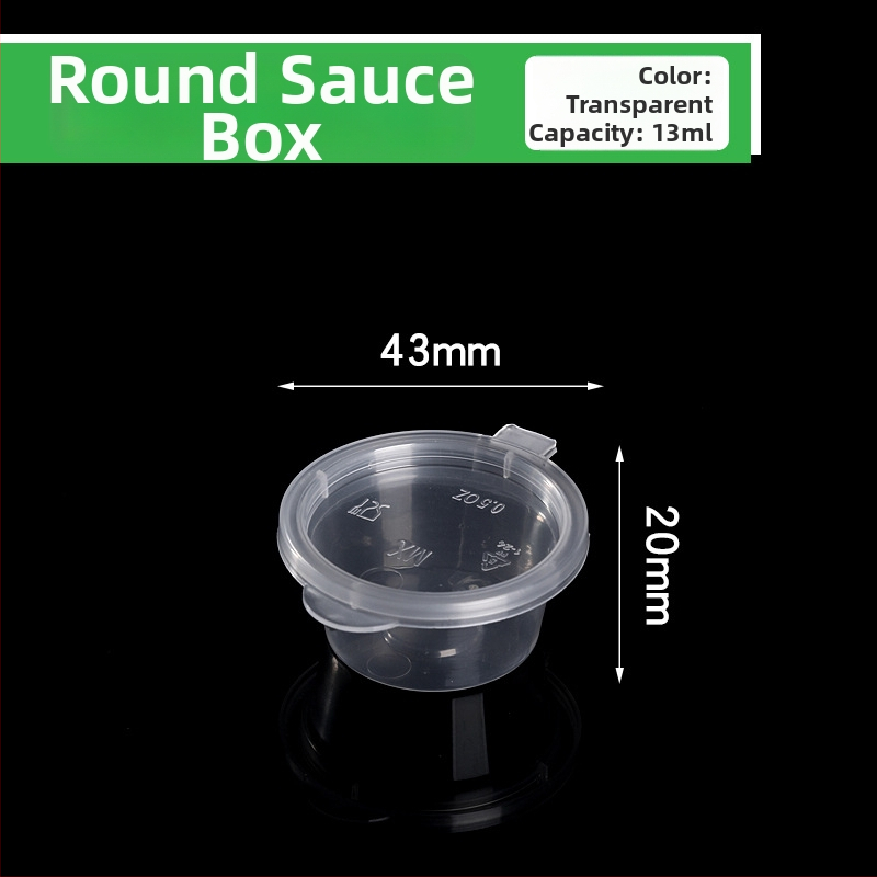 Jednorázový pohár na omáčku s viečkom na donášku, z plastu, vhodné do mikrovlnky, tlač loga k dispozícii, prispôsobenie k dispozícii