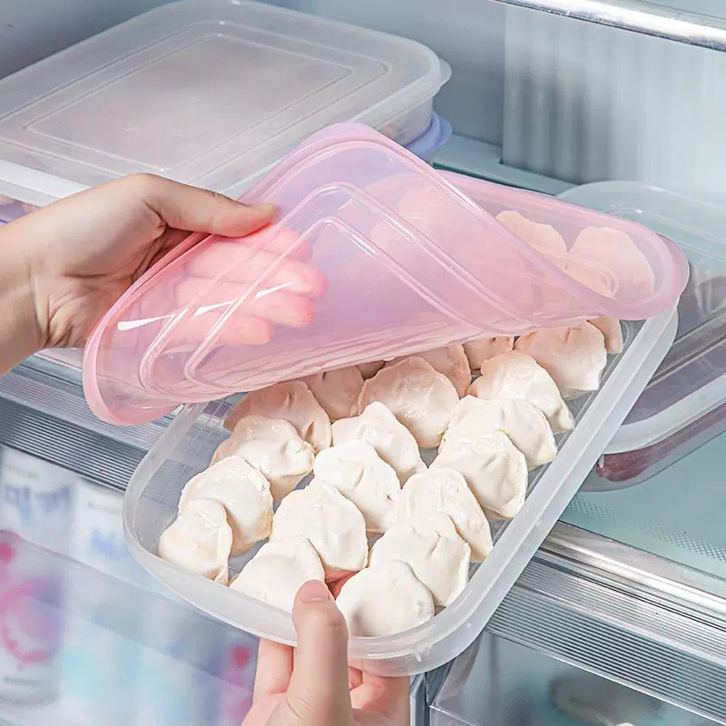 Kutija za očuvanje svježine, japanskog stila, pravokutna, PP+PE, 1–2L, jednoslojna