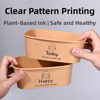 Cutie de prânz din kraft paper, 750 ml, dreptunghiulară, 25 buc./pachet, hârtie cu pulpă de lemn acoperită, necompatibilă cu microunde