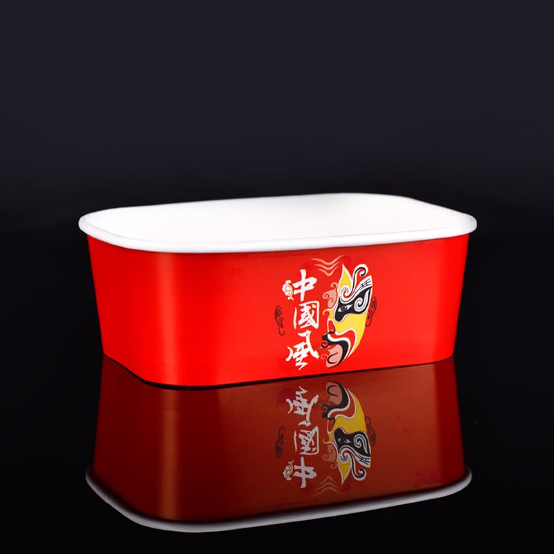 Cutie de prânz din kraft paper, 750 ml, dreptunghiulară, 25 buc./pachet, hârtie cu pulpă de lemn acoperită, necompatibilă cu microunde