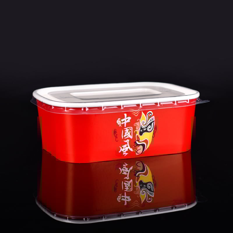 Cutie de prânz din kraft paper, 750 ml, dreptunghiulară, 25 buc./pachet, hârtie cu pulpă de lemn acoperită, necompatibilă cu microunde