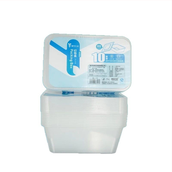 Jednorazová štvorcová krabica na balenie, sada 10 kusov, model 7317, Lazy Rabbit Leju