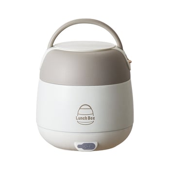 Cutie electrică pentru prânz cu încălzire fără apă, recipient interior din oțel inoxidabil 304, 20W, 220V, USB sau alimentare de mașină, păstrează caldă când este conectată