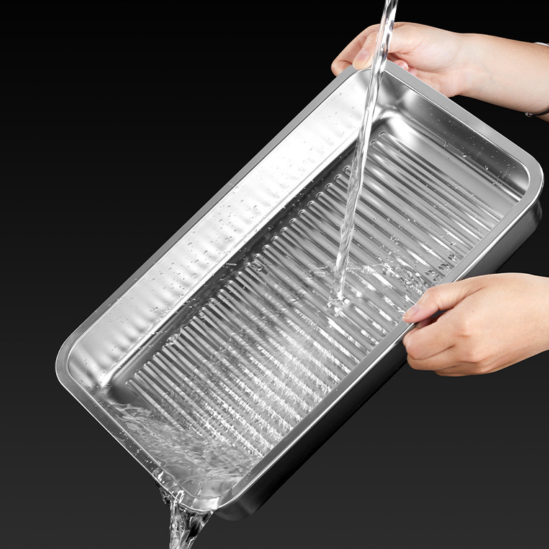 Kutija za knedle, 316 nehrđajući čelik, pravokutna, protiv curenja, 3,1–4 L