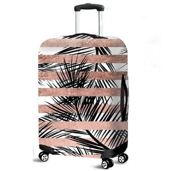 2024. gada pārrobežu elastīgs čemodāna pārvalks, bagāžas aizsargs, ratiņu soma ar grozāmiem riteņiem, putekļus necaurlaidīgs pārvalks ainaviskam ādas ceļojumu čemodānam